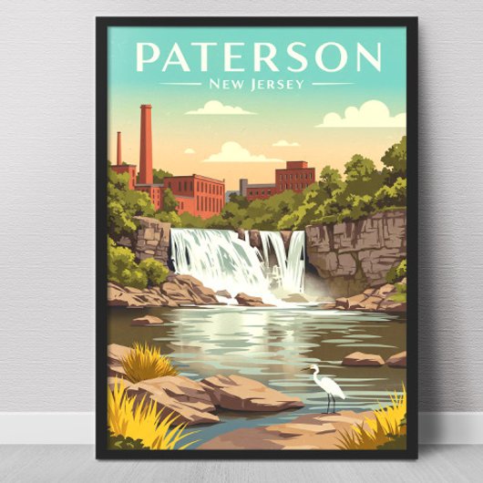 Oude Paterson New Jersey Poster