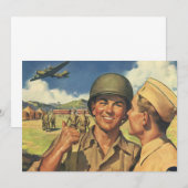 Oude patriotische helden, militaire vliegtuigmense (Voorkant / Achterkant)