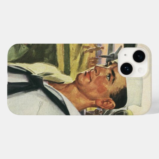 Oude patriotische helden, militairen in uniform Case-Mate iPhone case (Achterkant (horizontaal))