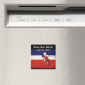 Oude patriottische coureurs, save the date! magneet (Insitu (Vaatwasser))