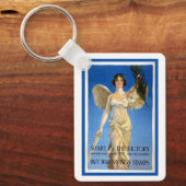 Oude patriottische engel voor vrouwen, Koop oorlog Sleutelhanger (Voorkant)