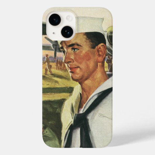 Oude patriottische helden, militairen in uniform Case-Mate iPhone case (Achterkant)