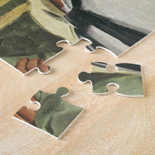 Oude patriottische helden, militairen in uniform legpuzzel (Zijkant)