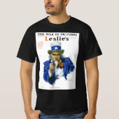 Oude patriottische Oom Sam-tijdschriftcoverkunst T-shirt (Voorkant)