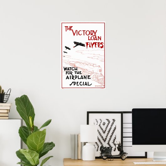 Oude Patriottische, Overwinningslening Flyers Vlie Poster (Thuiskantoor)