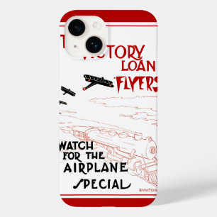 Oude Patriottische, Victory Loan Flyers Vliegtuige Case-Mate iPhone 14 Hoesje