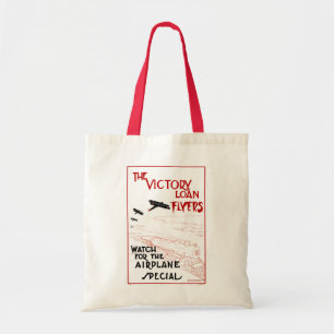 Oude Patriottische, Victory Loan Flyers Vliegtuige Tote Bag