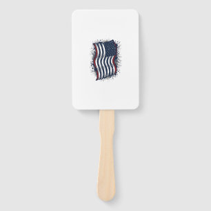 Oude Patriottische Vlag Overhemd Design_1 Handwaaier