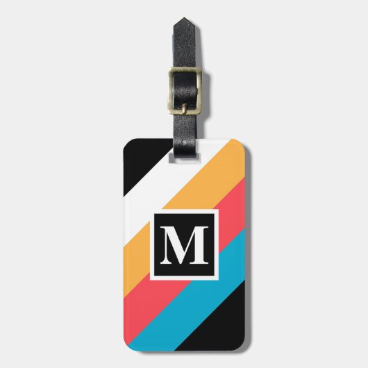 Oude Patroon Bagagelabel (Voorkant verticaal)