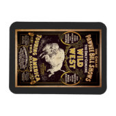 Oude Pawnee Bill Wild West Show Magneet (Horizontaal)