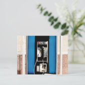 Oude Pay-telefoon Briefkaart (Staand voorkant)