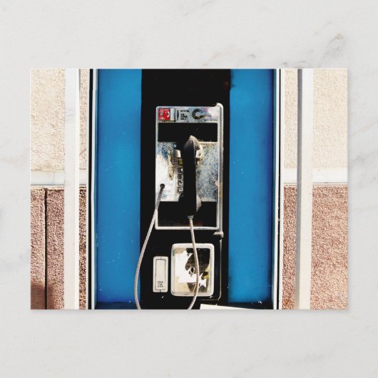 Oude Pay-telefoon Briefkaart (Voorkant)