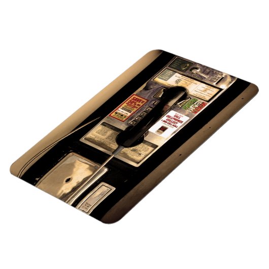 Oude Pay-telefoon Magneet (Linkerzijde)
