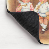 Oude Pease Porridge Hot Kinderen Nursery Rime Muismat (Hoek)