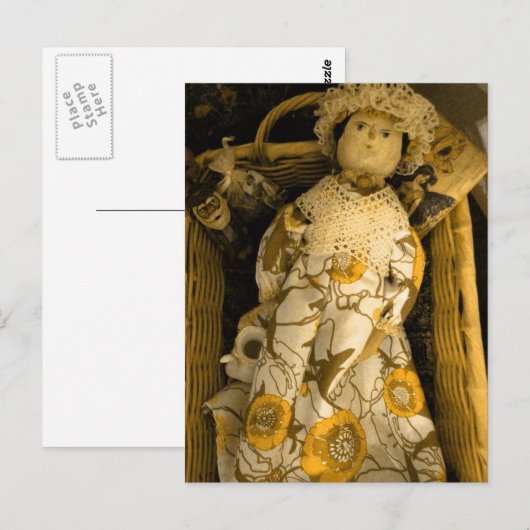 Oude Peg Briefkaart (Voorkant / Achterkant)