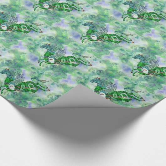 Oude Pegasus Cadeaupapier (Hoek)