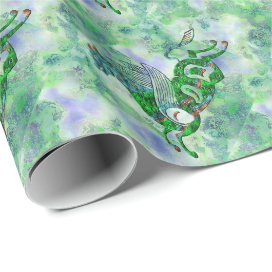 Oude Pegasus Cadeaupapier (Rol Hoek)