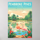 Oude Pembroke Pines Florida Poster (Voorkant)