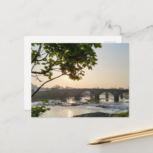 Oude Penlonam Bridge Briefkaart (Voorkant / Achterkant in situ)