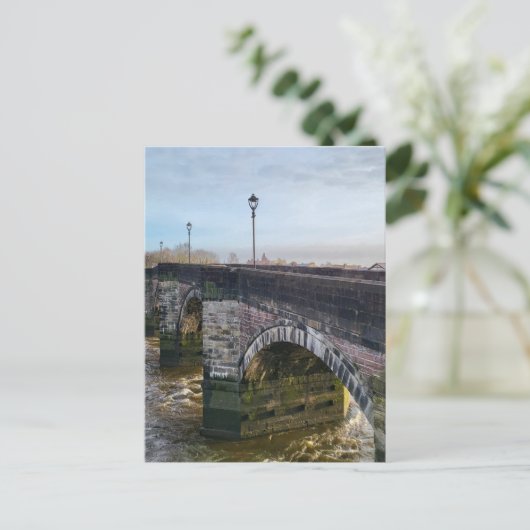 Oude Penlonam Bridge Briefkaart (Staand voorkant)