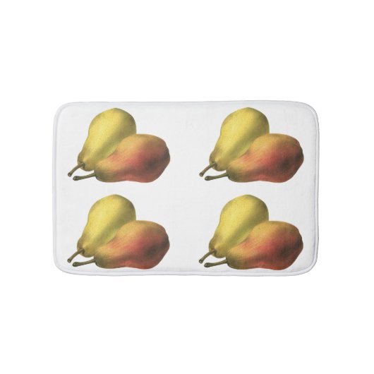 Oude Peren, Biologisch Voedsel, Rijp Fruit Badmat (Voorkant)