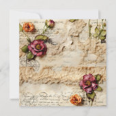 Oude Pergamenten Liefdesbrief met Bloemen (8) (Voorkant)
