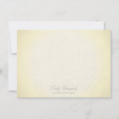 Oude Pergamentpapier Stijl Bewaar de Datum Save The Date (Achterkant)