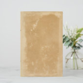 Oude perkament  look briefpapier (Staand voorkant)