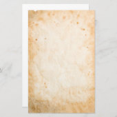 Oude perkamenten, schuurtoestellen briefpapier (Voorkant / Achterkant)