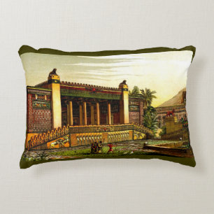 oude Persepolis print Accent Kussen