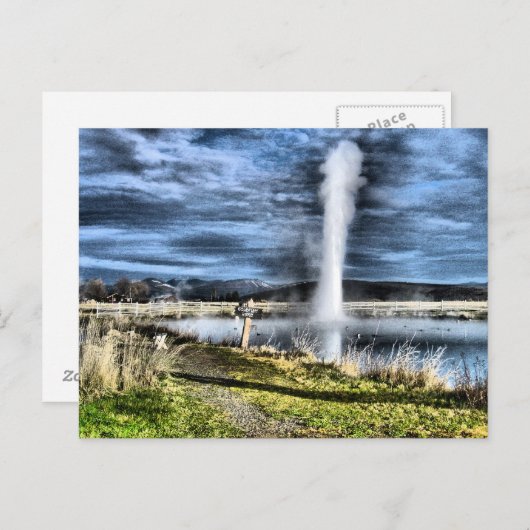 Oude persoon - Briefkaart (Voorkant / Achterkant)