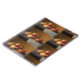 Oude Perziken Druiven Stilleven Schilderij Notitieboek (Linkerzijde)