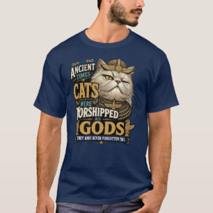 Oude Perzische Kat Houding T-shirt