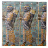 Oude Perzische Warrior Tegeltje (Voorkant)