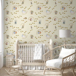 Oude Peter Rabbit kinderkamerbehang Behang