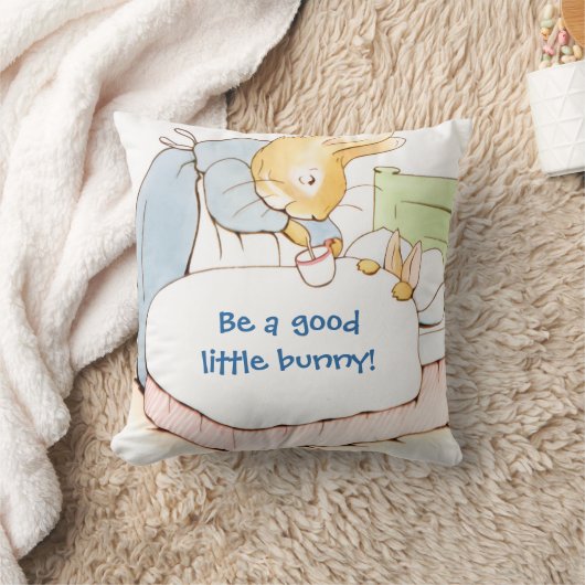 Oude Peter Rabbit-kussensloop voor de kinderkamer Kussen (Deken)