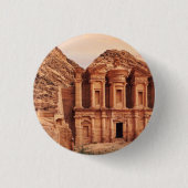 Oude Petra-Jordanië Sticker Ronde Button 3,2 Cm (Voorkant)