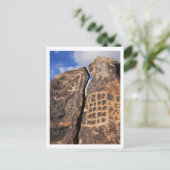 Oude Petroglyfe Briefkaart (Staand voorkant)