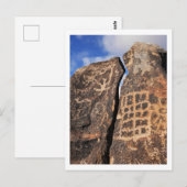Oude Petroglyfe Briefkaart (Voorkant / Achterkant)