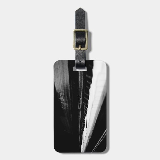 Oude Piano Bagagelabel (Voorkant verticaal)