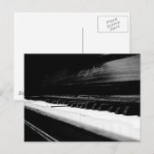 Oude Piano Briefkaart (Voorkant / Achterkant)