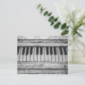 Oude piano briefkaart (Staand voorkant)