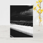 Oude piano kaart (Gele Bloem)