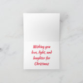 Oude pick-up truck ingericht voor Kerstmis Kaart (Binnen)