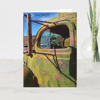 Oude Pick-up Truck Kaart
