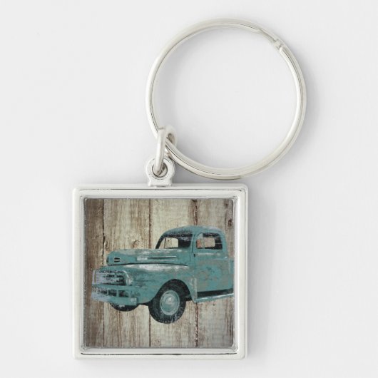  oude "Pickup Truck Rustic"-Sleutelhanger Sleutelhanger (Voorkant)