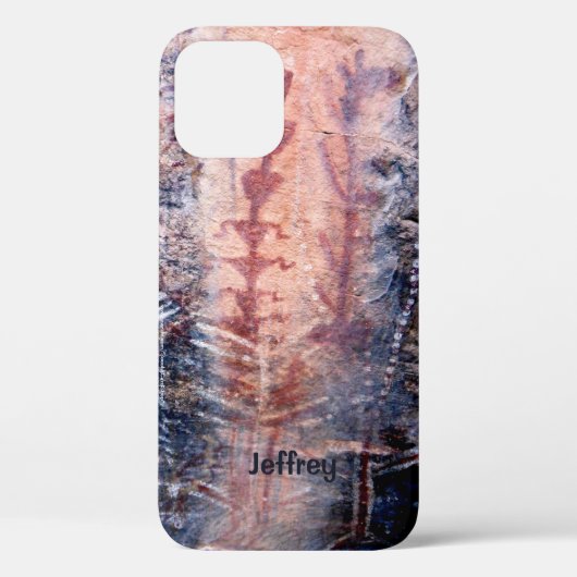 Oude Pictografen Southwest Petroglyphs, naam Case-Mate iPhone Case (Achterkant)