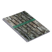 Oude pijnbalk met kleurnaambanner notitieboek (Rechterzijde)