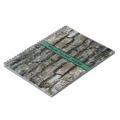 Oude pijnbalk met kleurnaambanner notitieboek (Linkerzijde)