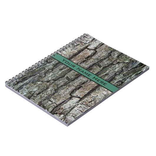 Oude pijnbalk met kleurnaambanner notitieboek (Linkerzijde)